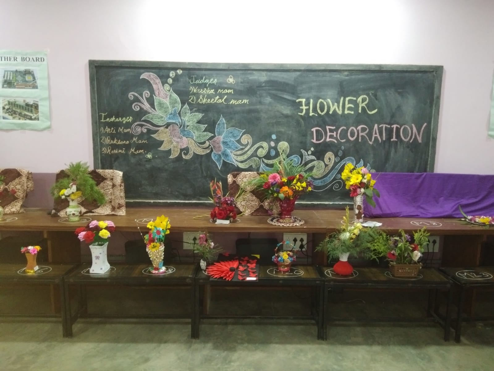 dish decoration St Michael School